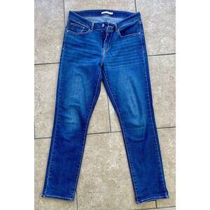 Levi's Mid Rise Skinny Jeans Women's Size 12 Medium Wash Stretch Denim
